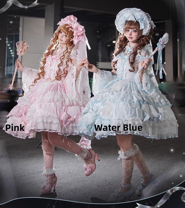 Mengfuzi - Gem Princess - Wedding Sweet Lolita JSK Dress Suit, Side Zipper