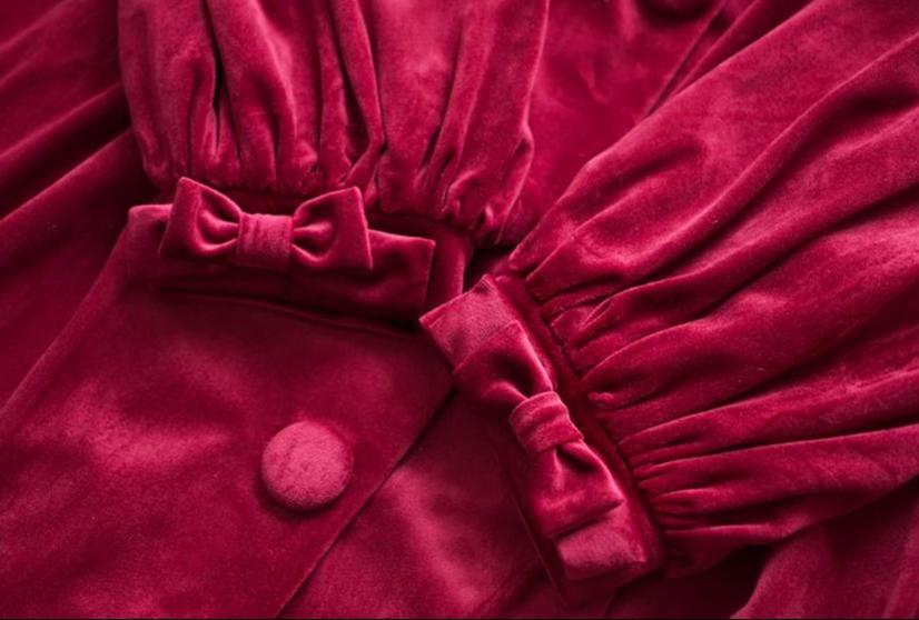 Dark Star Island - Winter Lolita Cape Velvet Antique Lolita Coat