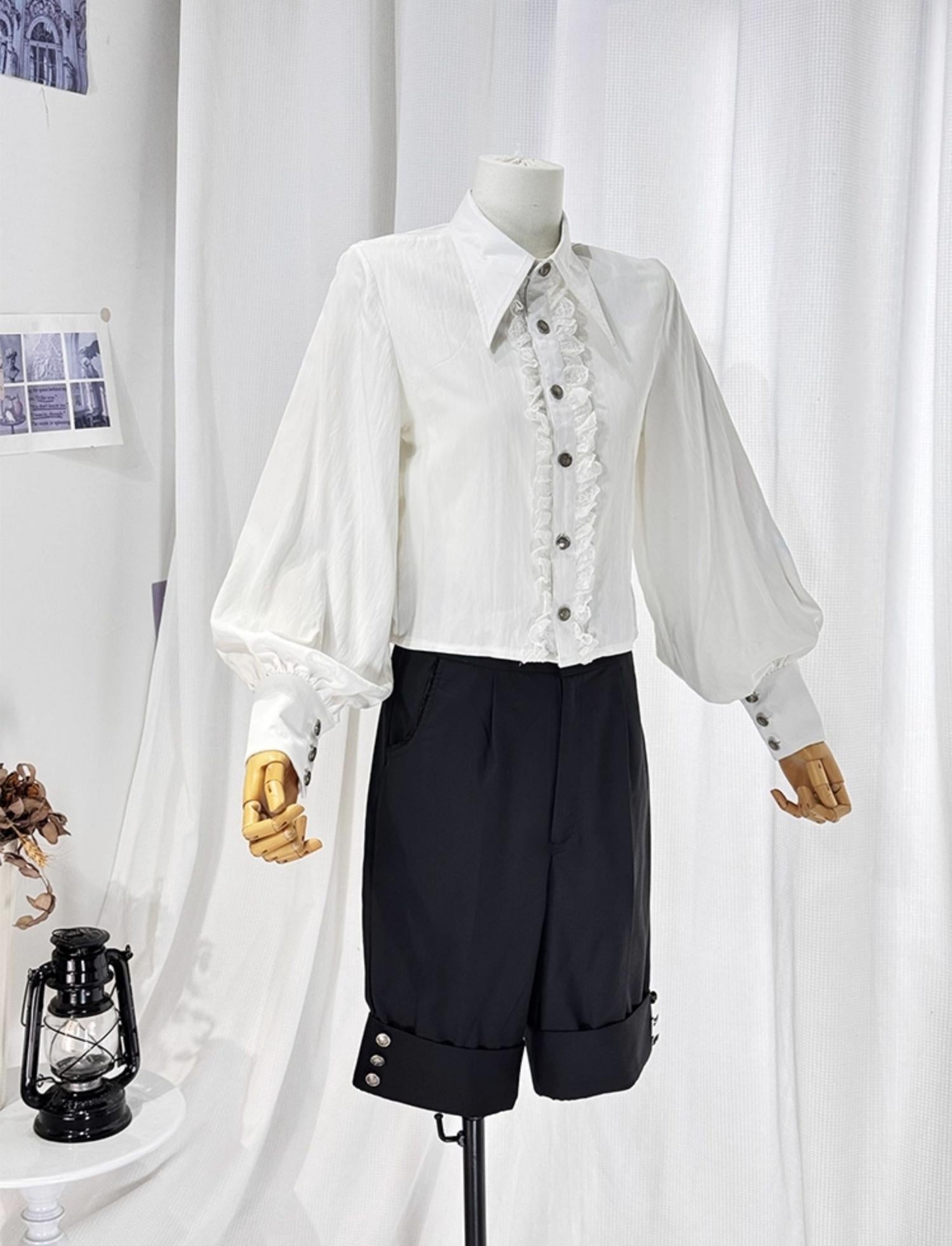 CastleToo - Black Tea Concerto - Ouji Lolita Outfit, Long Vest & Jacket