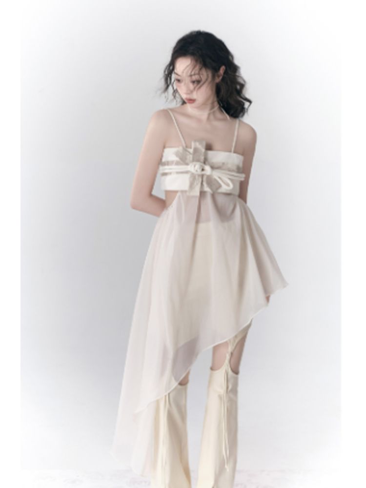 Bowknot Button Dress & Skirt【s0000001780】