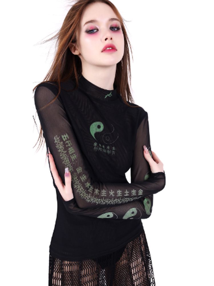 Mesh Slim Thin Sunscreen T-Shirt【s0000002544】