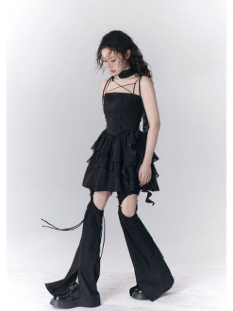 Chinese style slit trousers【s0000001787】