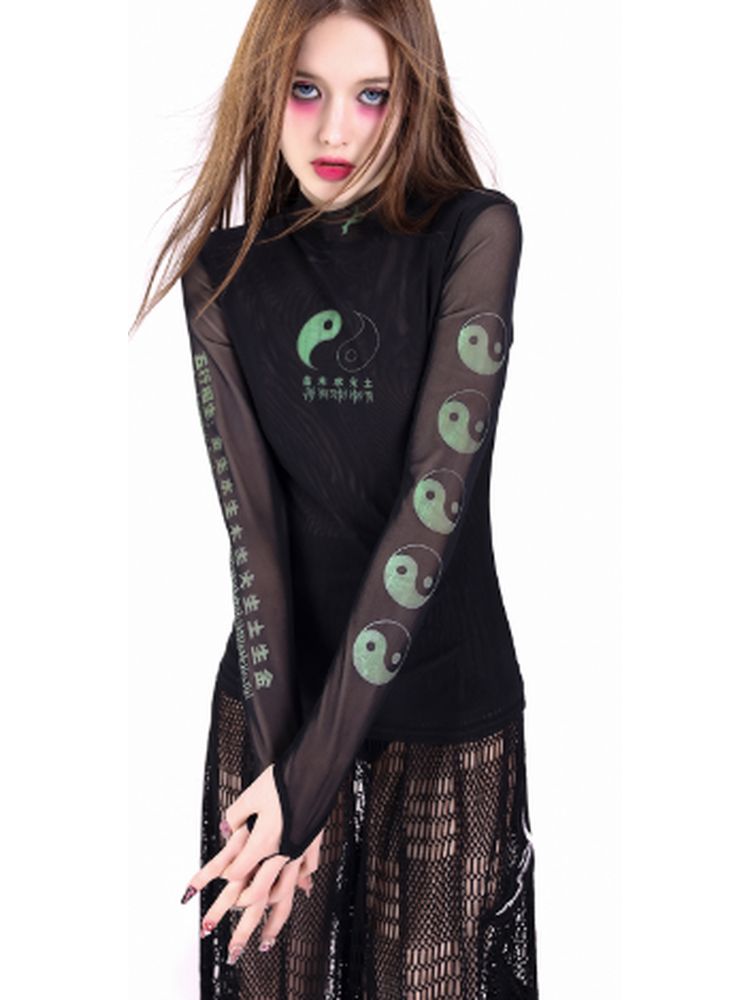 Mesh Slim Thin Sunscreen T-Shirt【s0000002544】