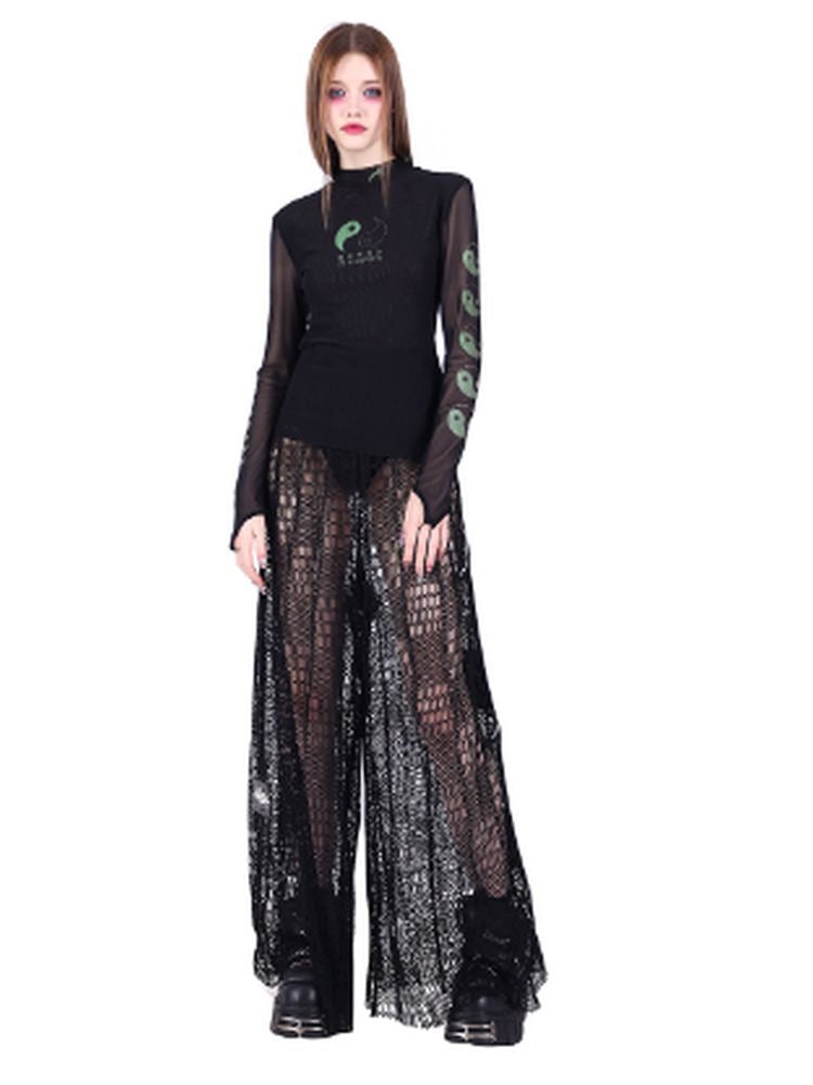 Mesh Slim Thin Sunscreen T-Shirt【s0000002544】