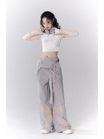 Bunny Asymmetric T-Shirt【s0000001789】