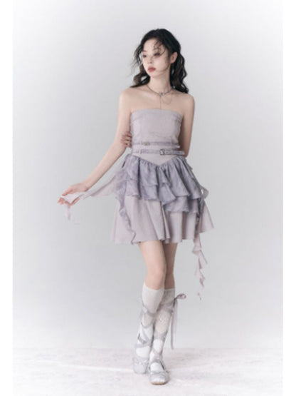 Streamer dress & bust corset【s0000001782】