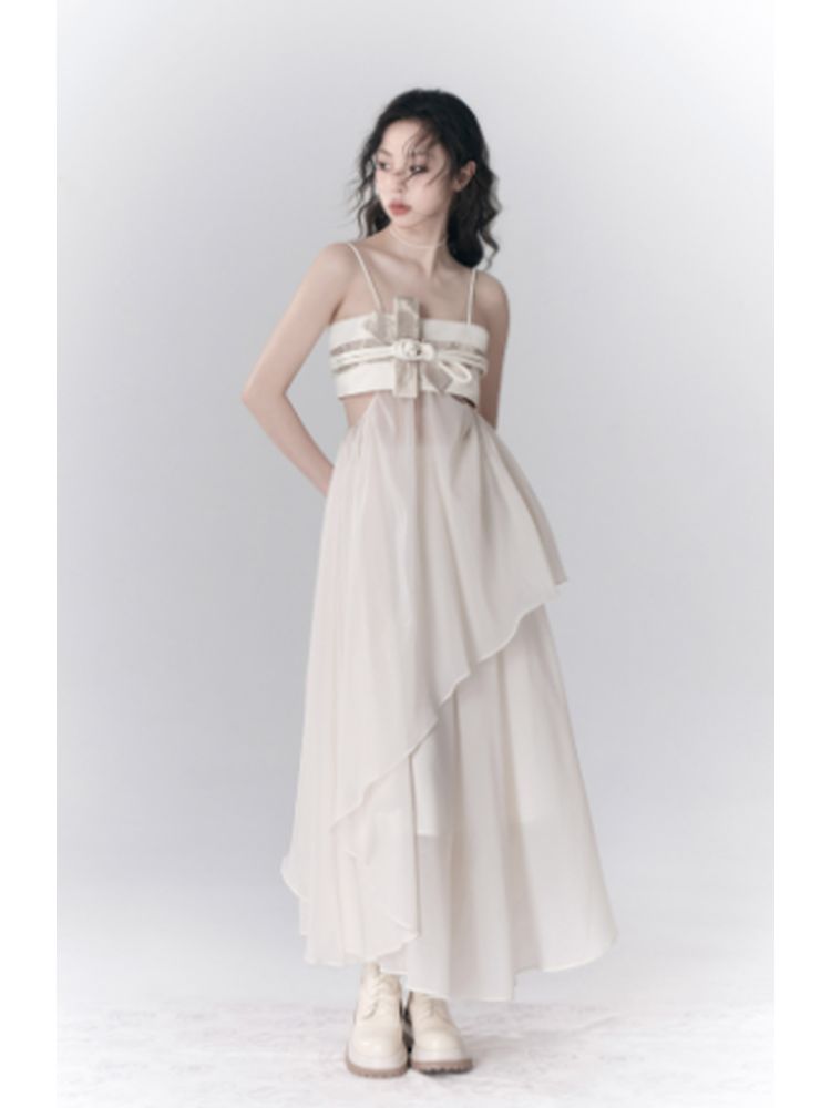 Bowknot Button Dress & Skirt【s0000001780】