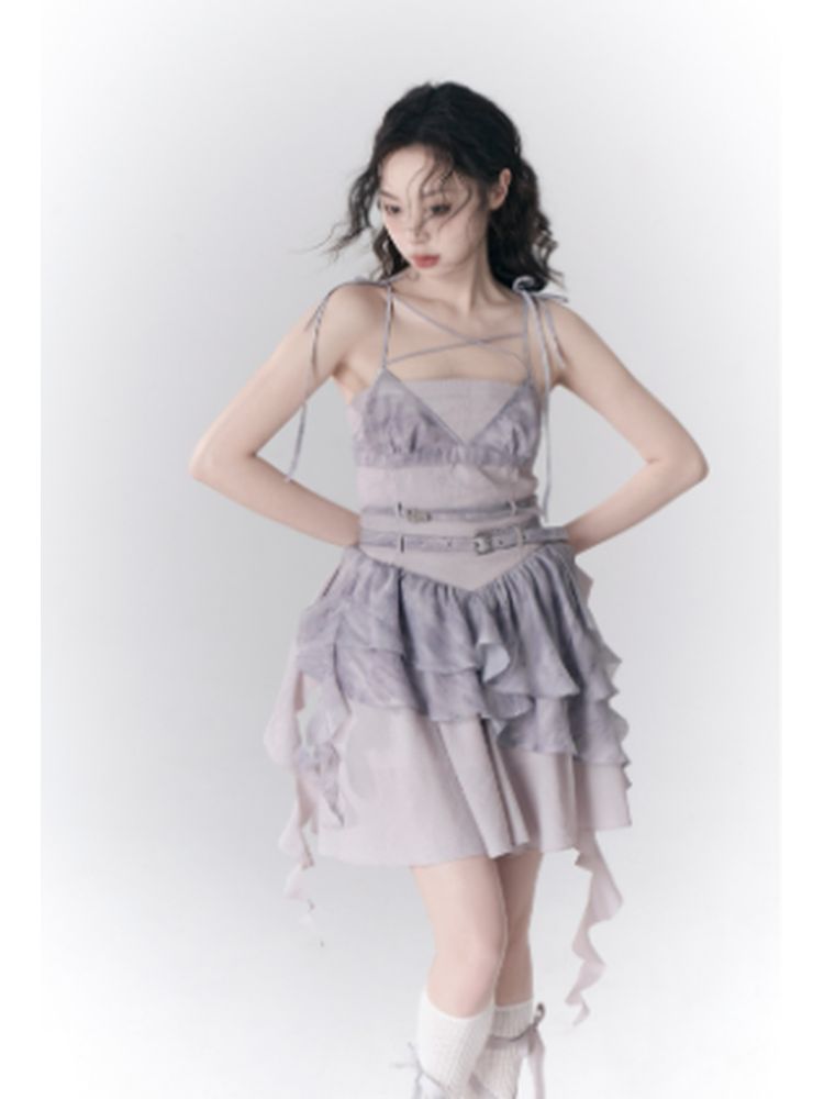 Streamer dress & bust corset【s0000001782】