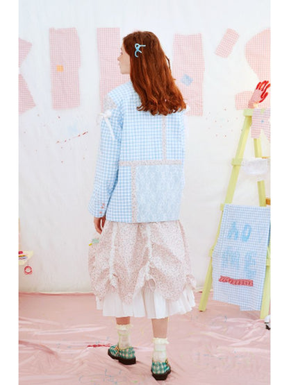 Plaid Suit Jacket【s0000001558】