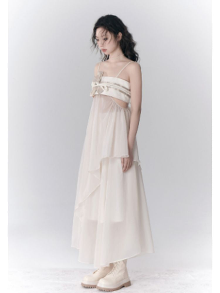 Bowknot Button Dress & Skirt【s0000001780】