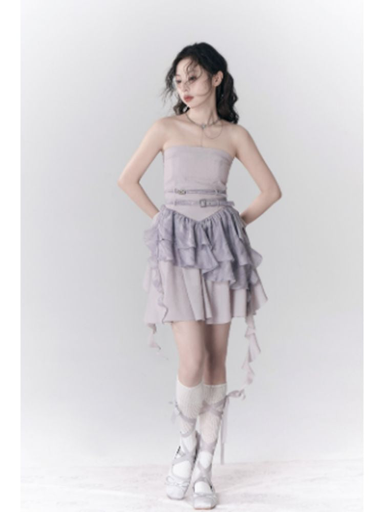 Streamer dress & bust corset【s0000001782】