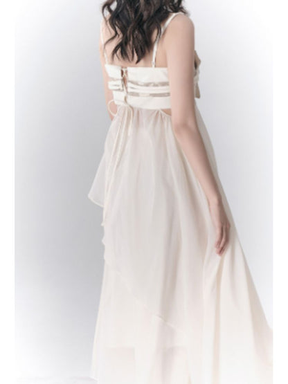 Bowknot Button Dress & Skirt【s0000001780】