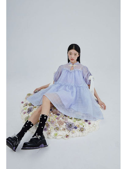 Chinese style bow tie princess dress【s0000001970】