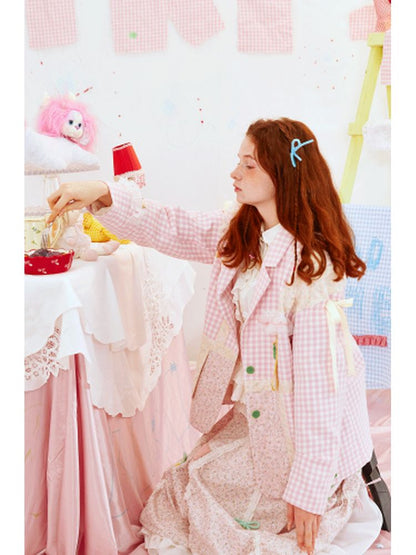 Plaid Suit Jacket【s0000001558】