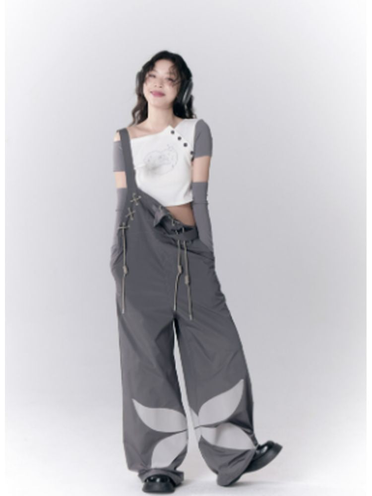 Bunny Asymmetric T-Shirt【s0000001789】