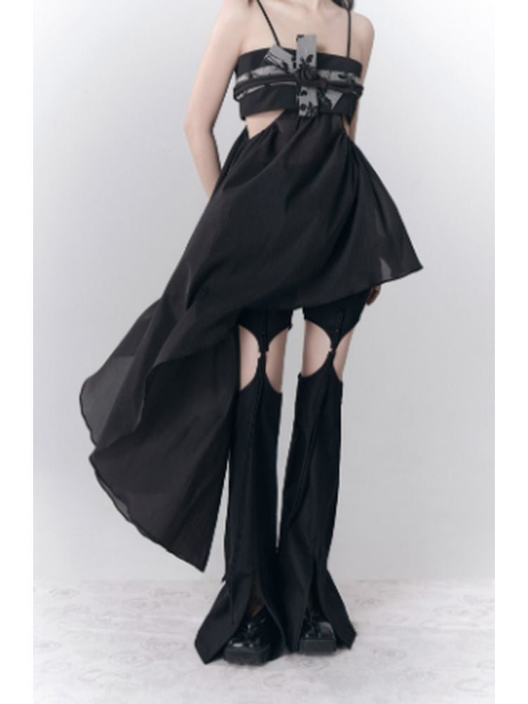 Bowknot Button Dress & Skirt【s0000001780】