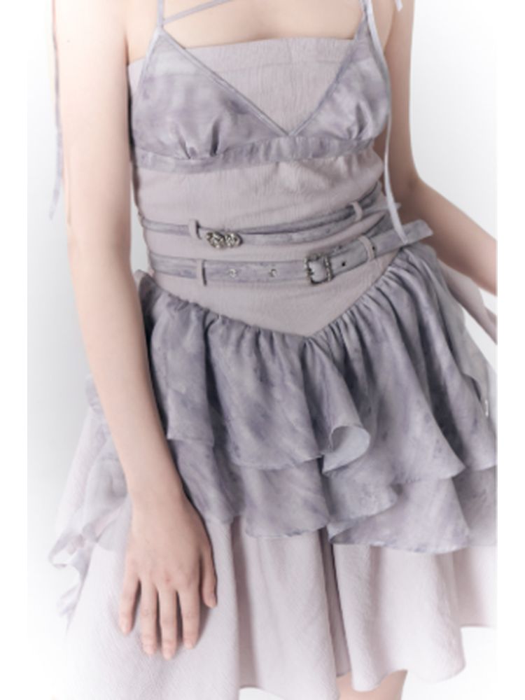 Streamer dress & bust corset【s0000001782】