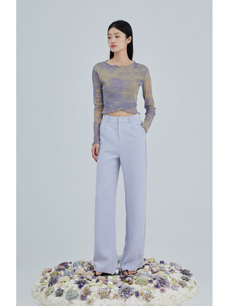 Mesh long sleeves shirt 【s0000001960】