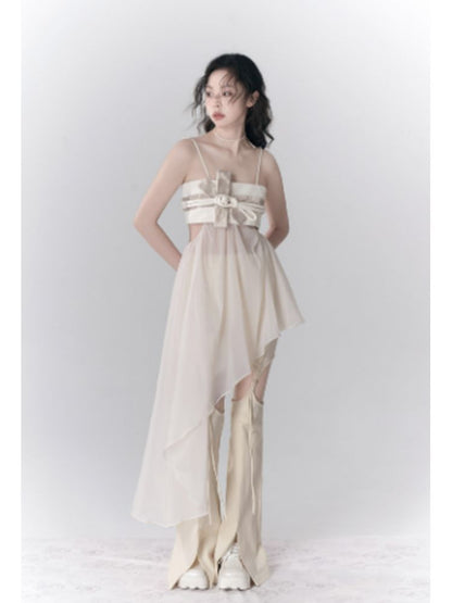 Bowknot Button Dress & Skirt【s0000001780】