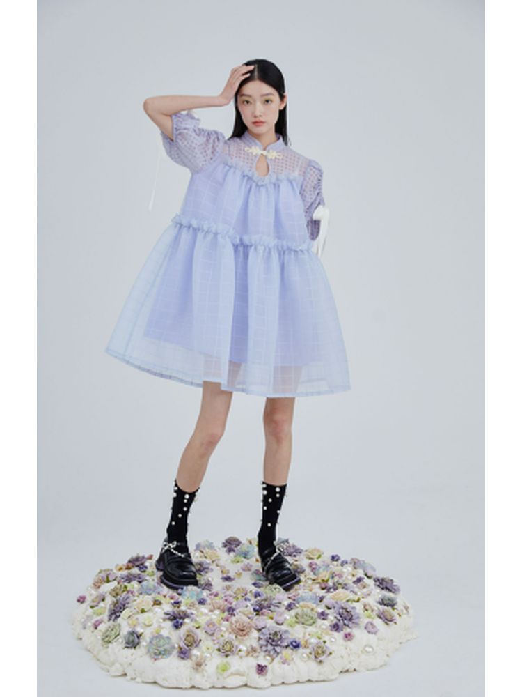 Chinese style bow tie princess dress【s0000001970】