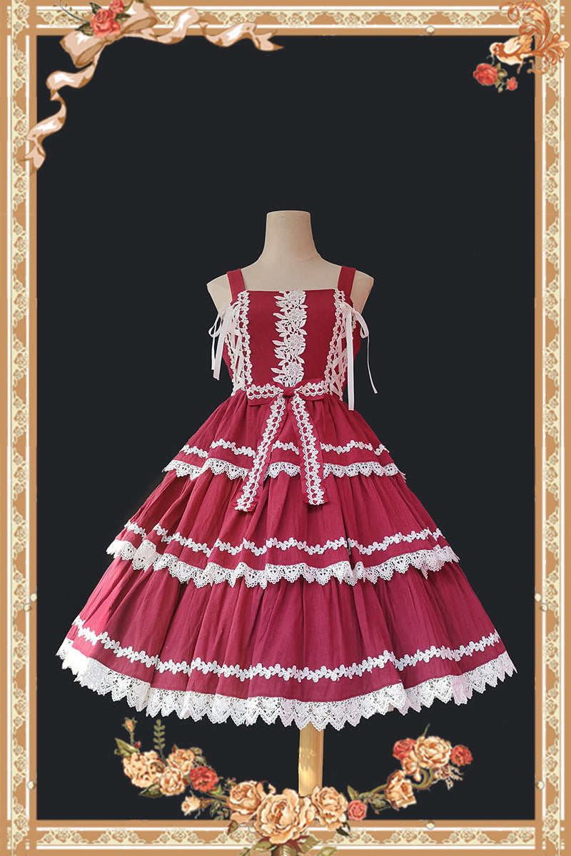 Infanta - Cake Tree - Classic Lolita JSK Dress Tiered Lace Dress