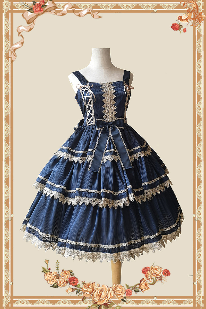 Infanta - Cake Tree - Classic Lolita JSK Dress Tiered Lace Dress