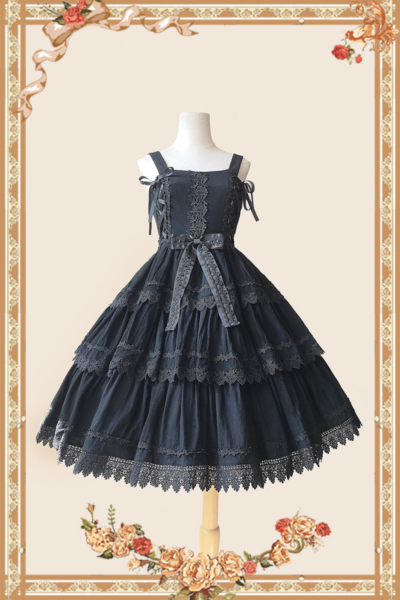 Infanta - Cake Tree - Classic Lolita JSK Dress Tiered Lace Dress