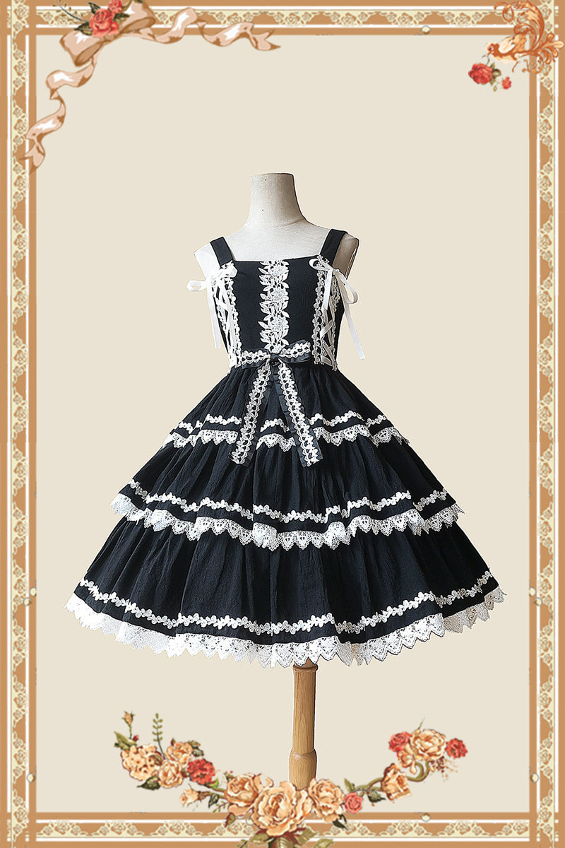 Infanta - Cake Tree - Classic Lolita JSK Dress Tiered Lace Dress