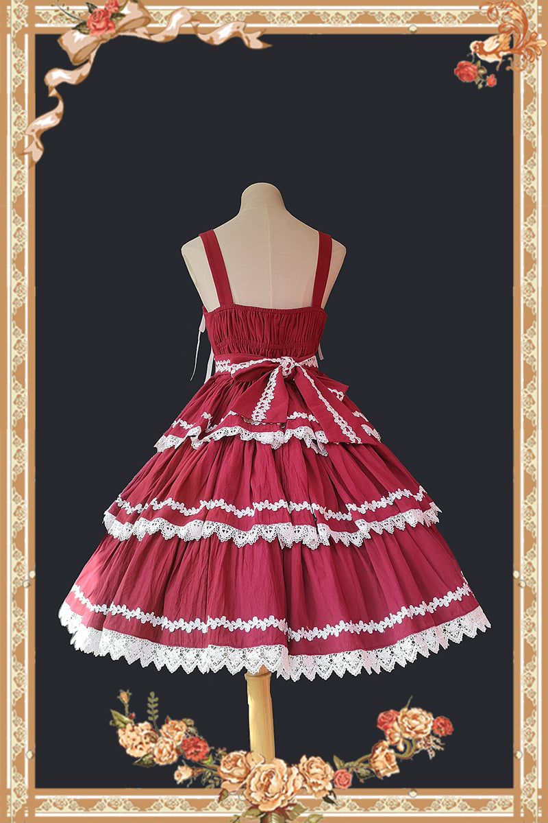 Infanta - Cake Tree - Classic Lolita JSK Dress Tiered Lace Dress