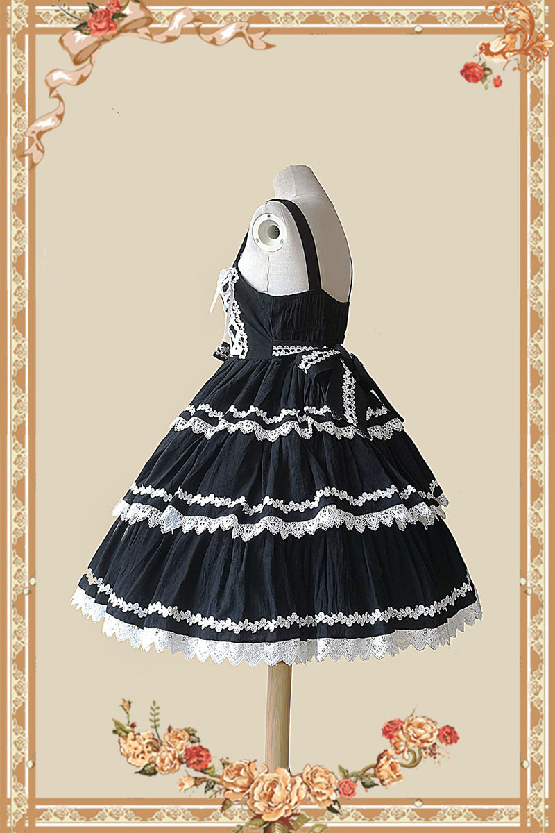 Infanta - Cake Tree - Classic Lolita JSK Dress Tiered Lace Dress