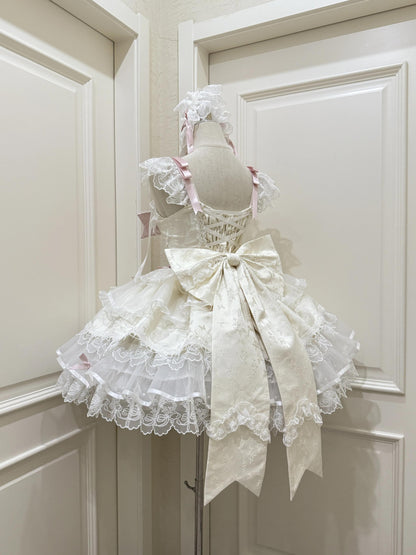Sugar Girl- Fleeting Isle - Sweet Lolita Ballet Style Jumper Dress