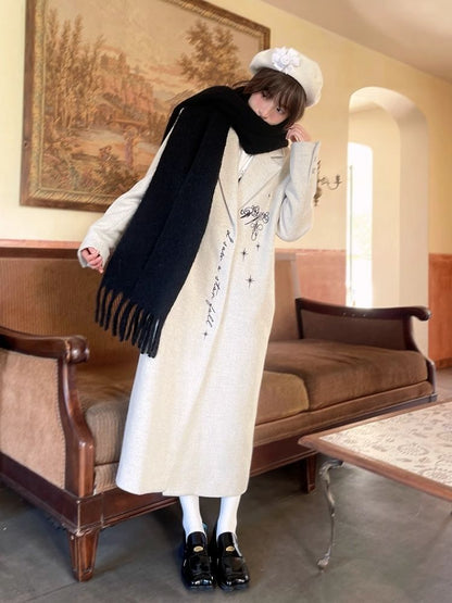 Warm Wide Long Tassel Scarf【s0000004907】