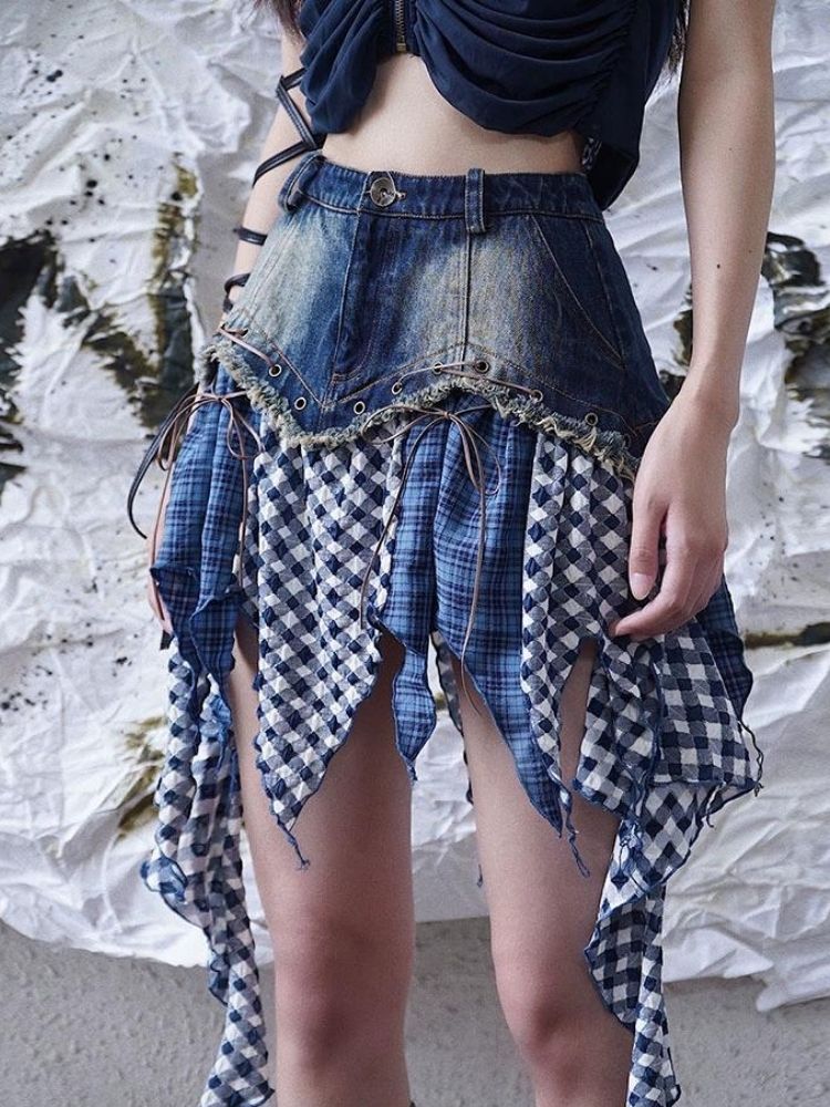 Original denim skirt【s0000003025】