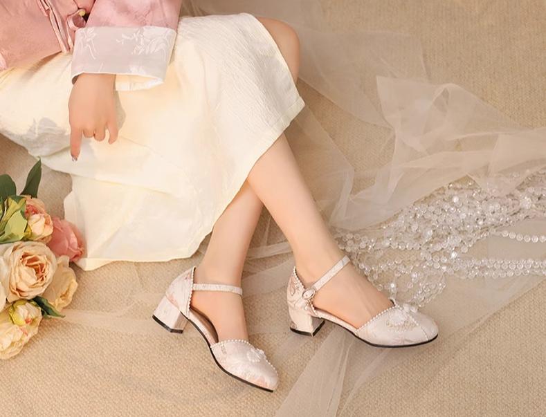 Yana - Heart Jade Yana - Qi Lolita Shoes Chunky Heels