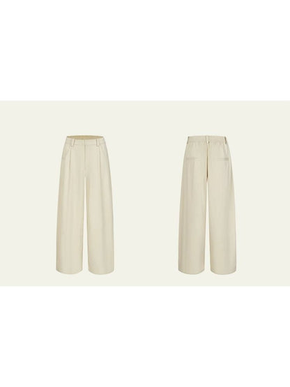Loose Lazy Cocoon Straight Wide Leg Casual Pants【s0000006391】