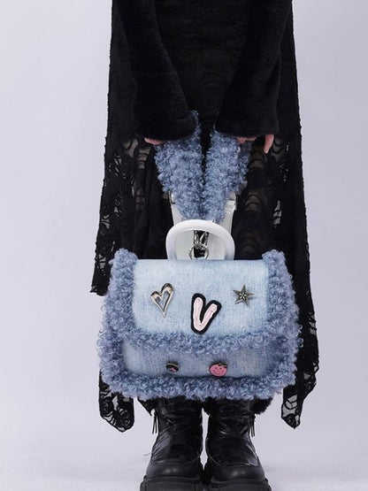 Contrast stitch backpack【s0000003664】