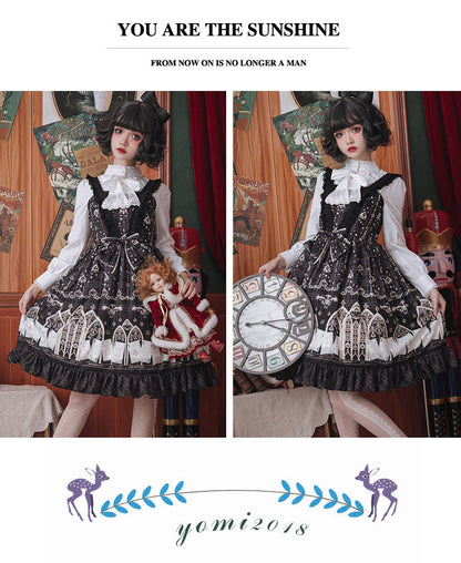 Eieyomi - Elegant Autumn Winter Lolita Velvet Blouse