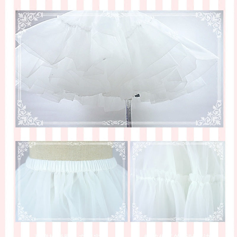 Eieyomi-43cm A-line Petticoat Daily Wear Crinoline