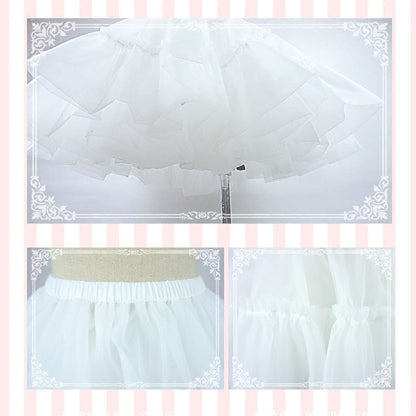 Eieyomi-43cm A-line Petticoat Daily Wear Crinoline