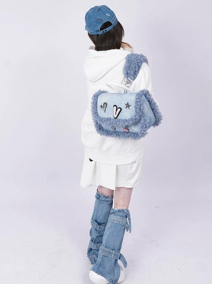 Contrast stitch backpack【s0000003664】