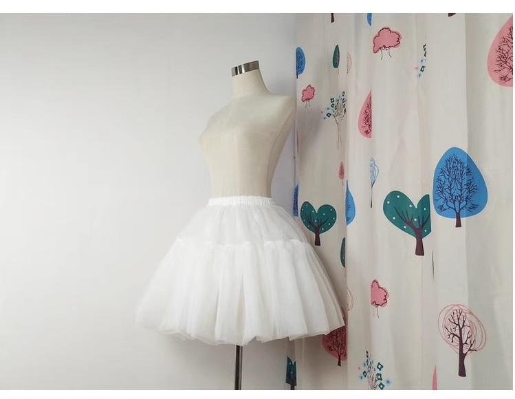 Krncrlo - Lolita Petticoat Adjustable 14M Puffy Hoop Petticoat