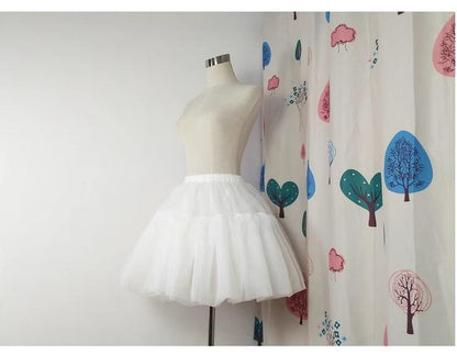 Krncrlo - Lolita Petticoat Adjustable 14M Puffy Hoop Petticoat
