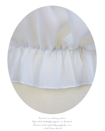 Eieyomi-Middle Sleeve Chiffon Lolita Blouse