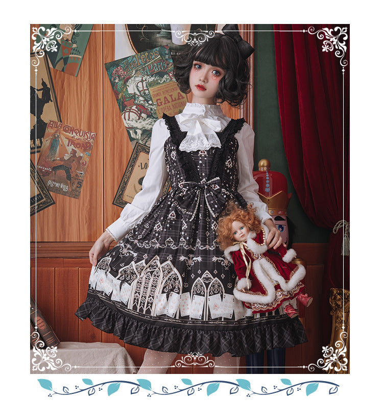 Eieyomi - Elegant Autumn Winter Lolita Velvet Blouse