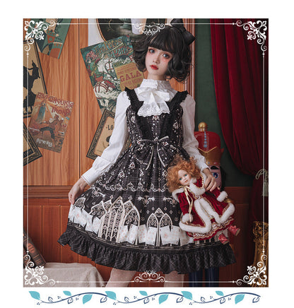 Eieyomi - Elegant Autumn Winter Lolita Velvet Blouse