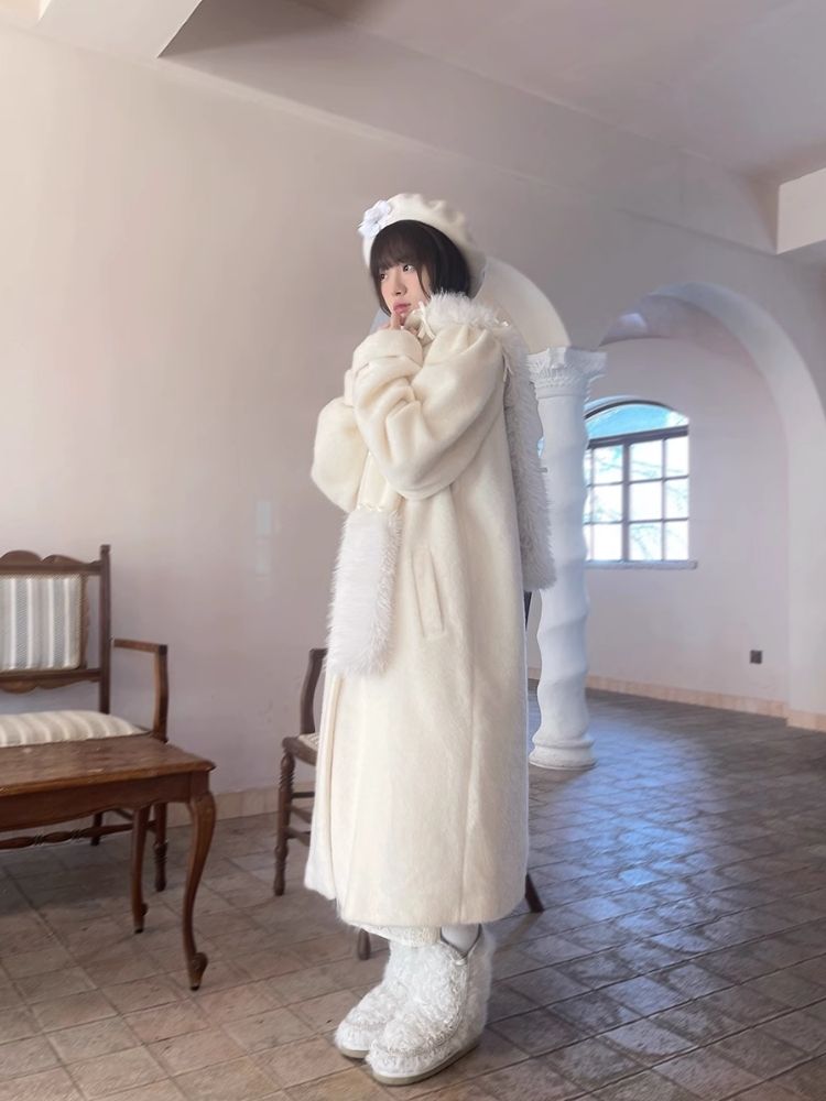 Warm Wide Long Tassel Scarf【s0000004907】