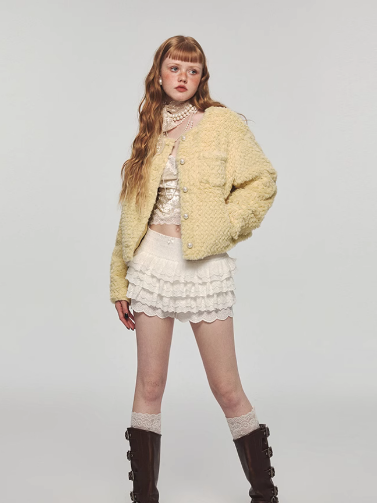 Classic Silhouette Fur Casual Short Coat【s0000004135】