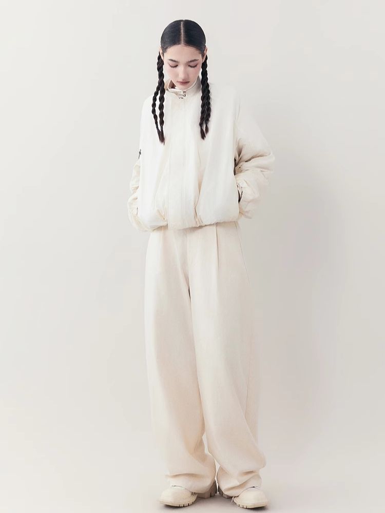 Loose Lazy Cocoon Straight Wide Leg Casual Pants【s0000006391】