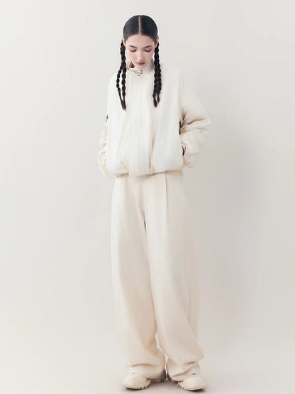 Loose Lazy Cocoon Straight Wide Leg Casual Pants【s0000006391】