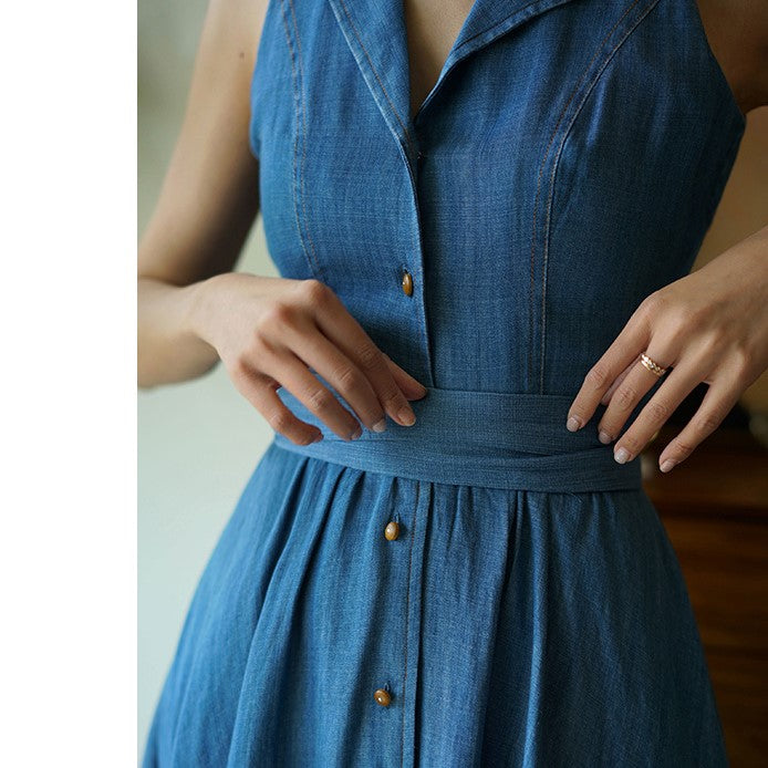 Viscountess Denim Dress